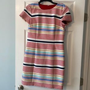 Brooks Brothers striped sheath dress, 8